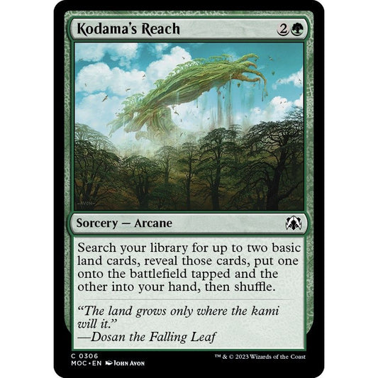 Image for Kodama's Reach (306) (MOC) - Magic: The Gathering