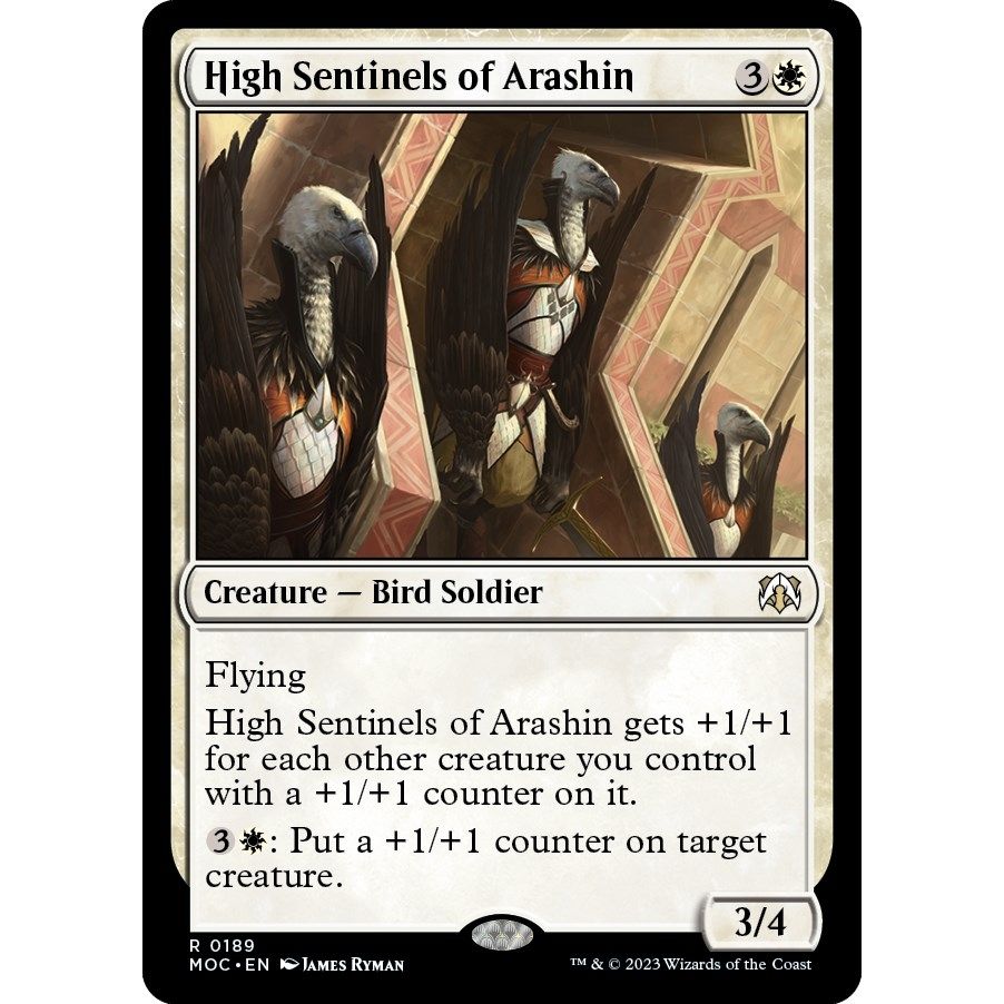 Image for High Sentinels of Arashin (189) (MOC) - Magic: The Gathering