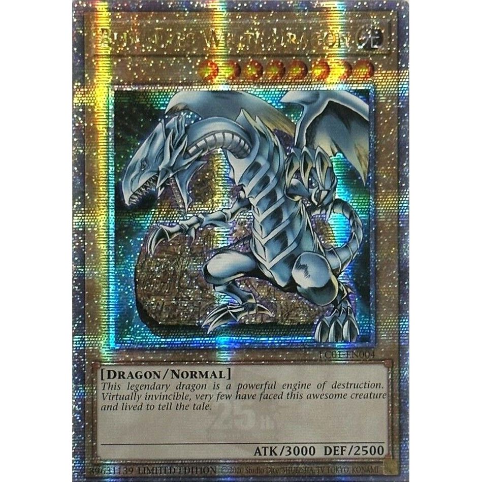 Image for Blue-Eyes White Dragon (Quarter Century Secret Rare) (LC01-EN004) (LC01) - YuGiOh