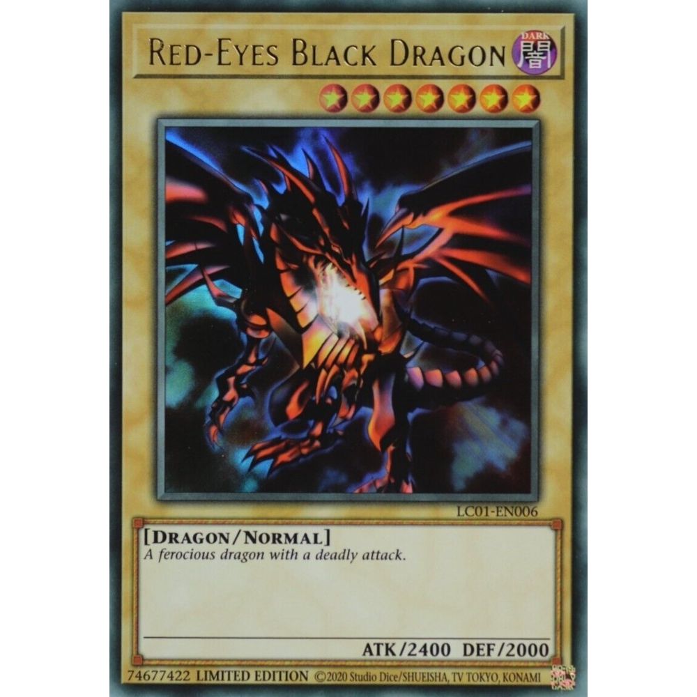 Image for Red-Eyes Black Dragon (25th Anniversary Edition) (LC01-EN006) (LC01) - YuGiOh