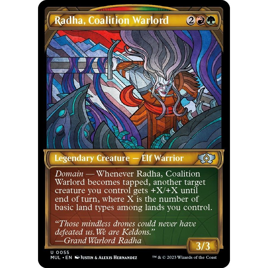 Image for Radha, Coalition Warlord (55) (MUL) - Magic: The Gathering