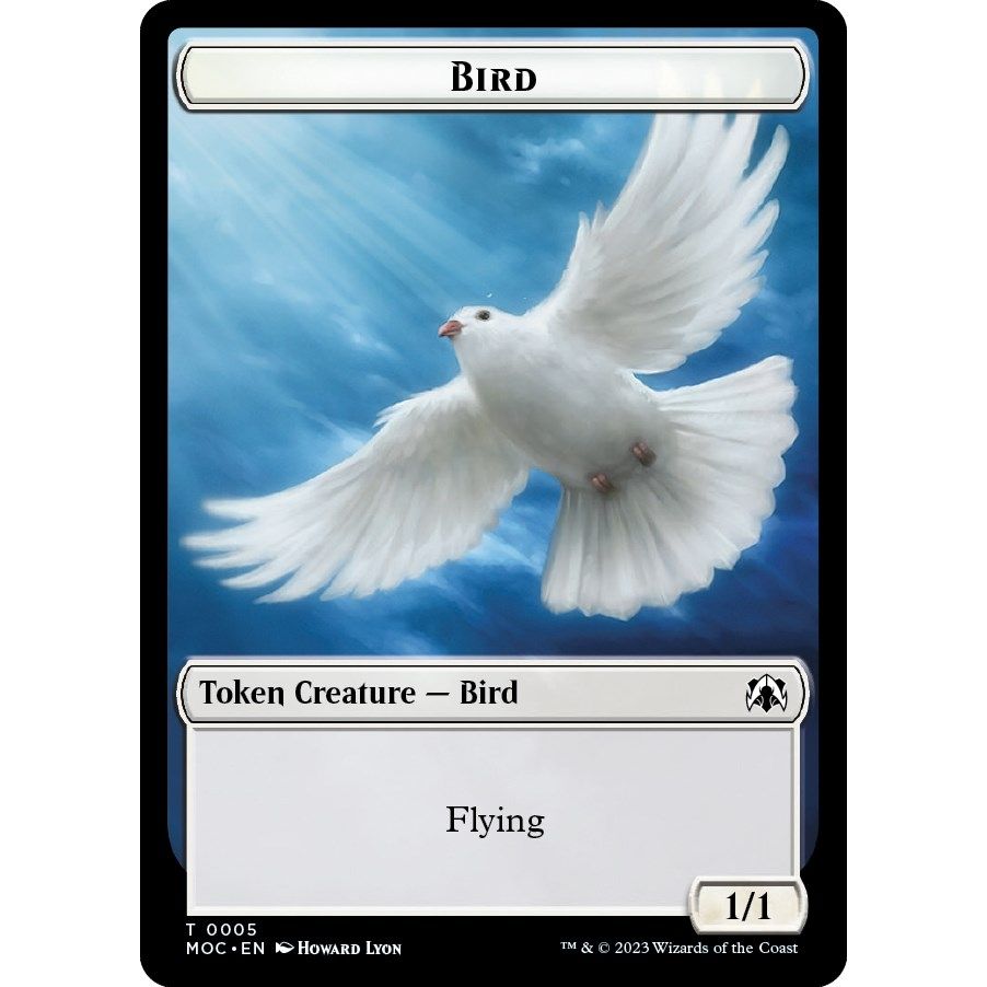 Image for Bird // Kobolds of Kher Keep Double-sided Token (5 // 27) (MOC) - Magic: The Gathering