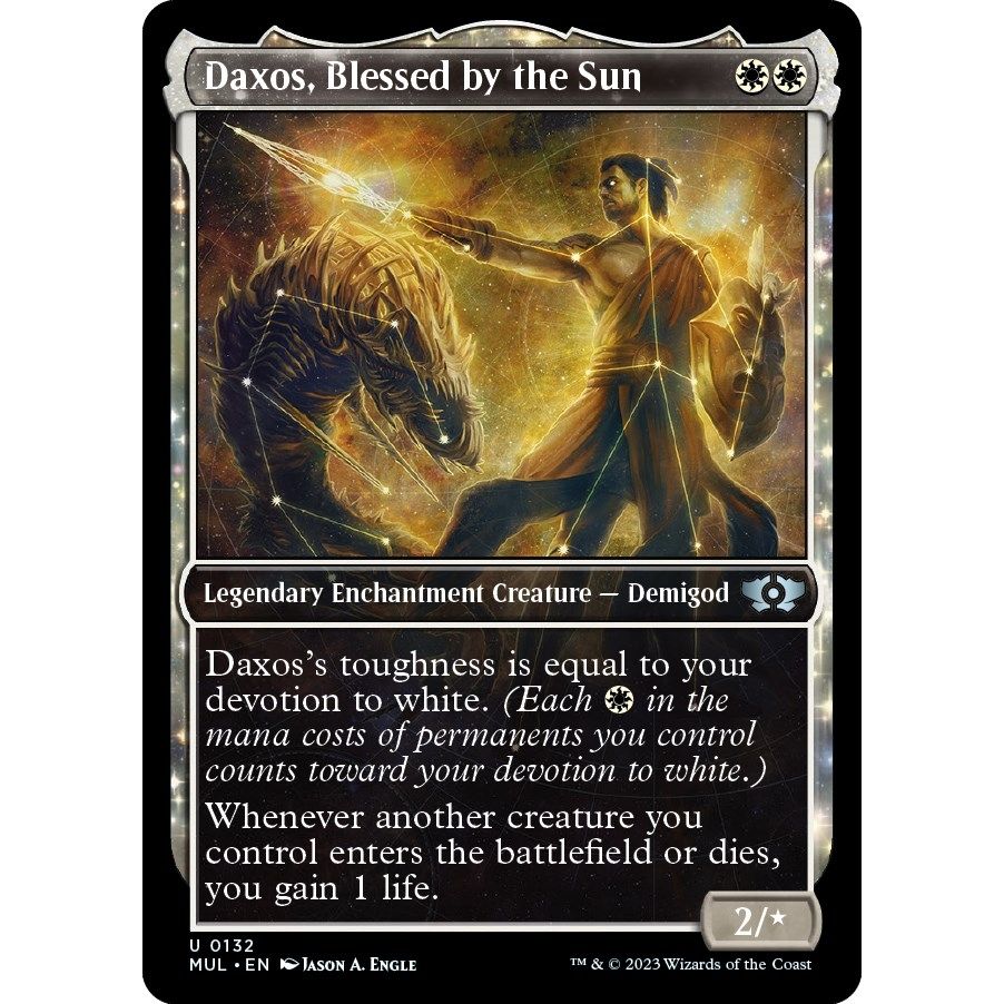 Image for Daxos, Blessed by the Sun (Halo Foil) (132) (MUL) - Magic: The Gathering