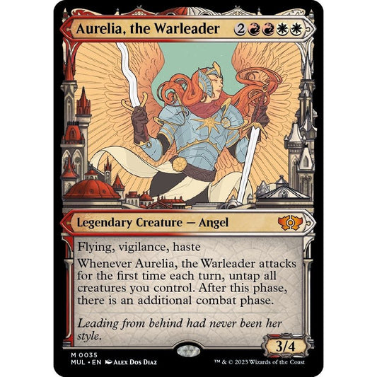 Image for Aurelia, the Warleader (35) (MUL) - Magic: The Gathering