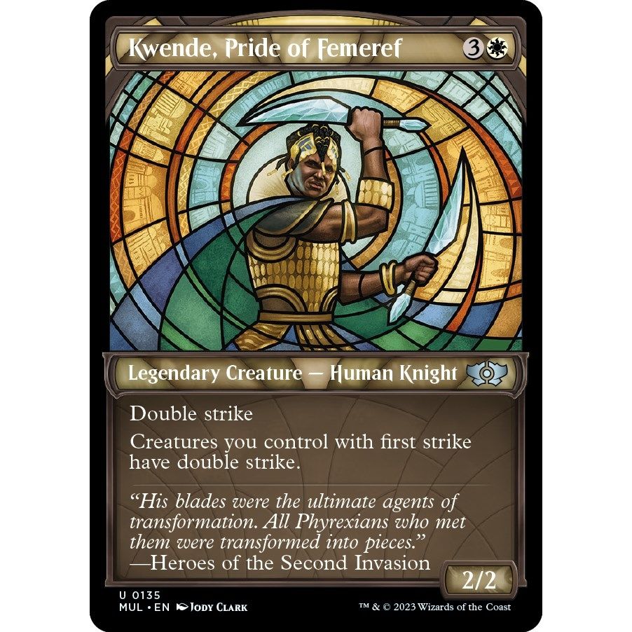 Image for Kwende, Pride of Femeref (Halo Foil) (135) (MUL) - Magic: The Gathering