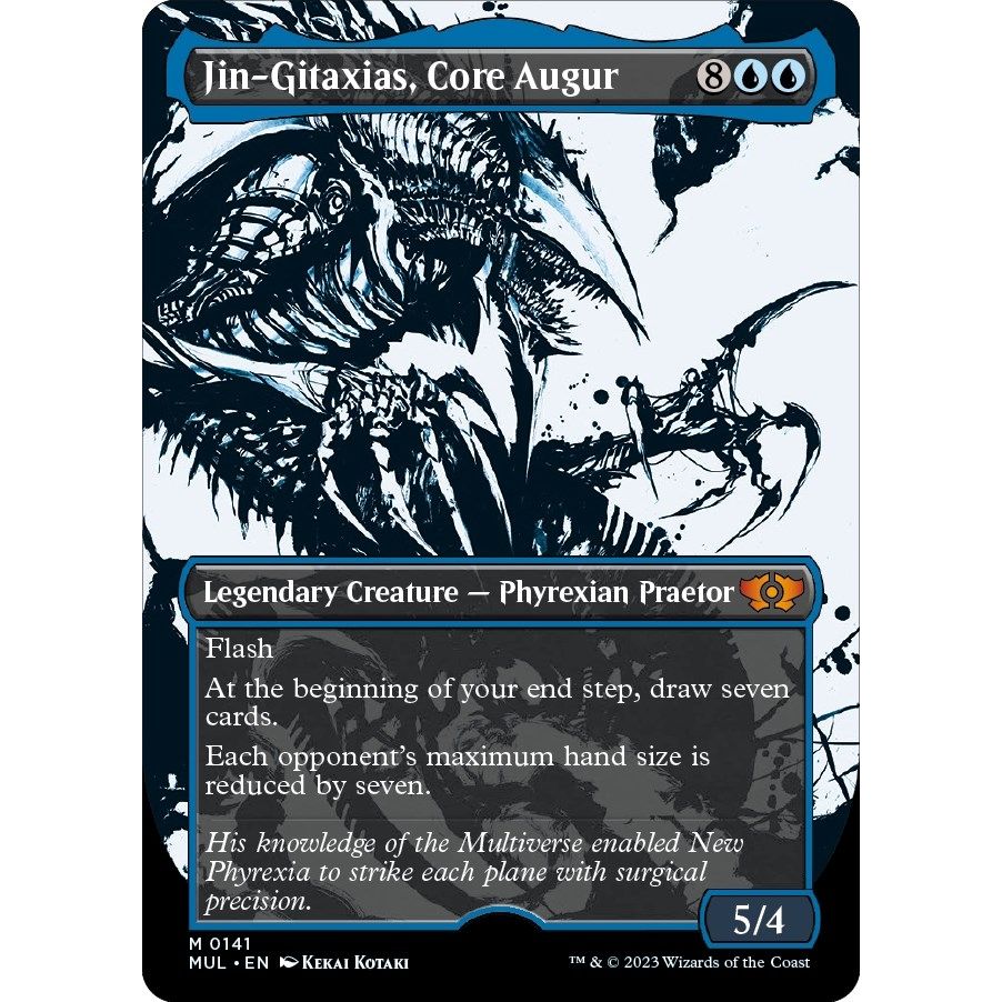 Image for Jin-Gitaxias, Core Augur (Halo Foil) (141) (MUL) - Magic: The Gathering