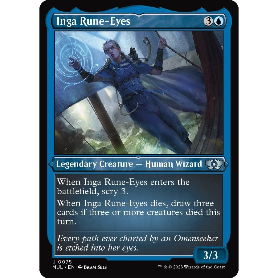 Image for Inga Rune-Eyes (Foil Etched) (75) (MUL) - Magic: The Gathering