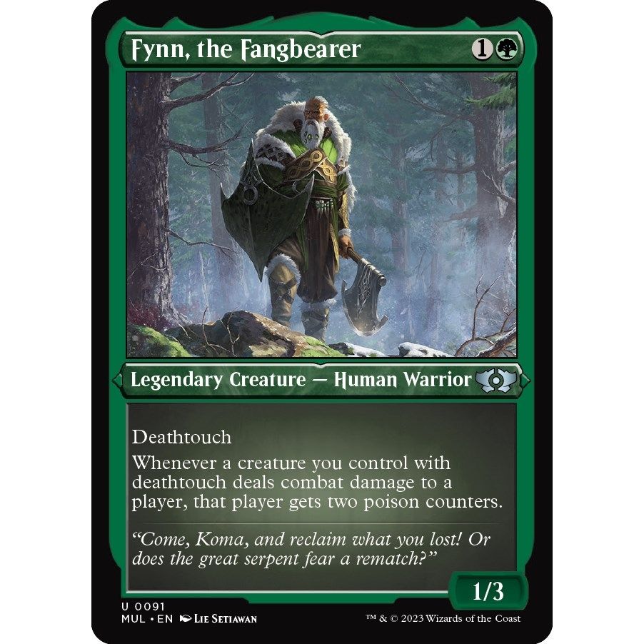 Image for Fynn, the Fangbearer (Foil Etched) (91) (MUL) - Magic: The Gathering