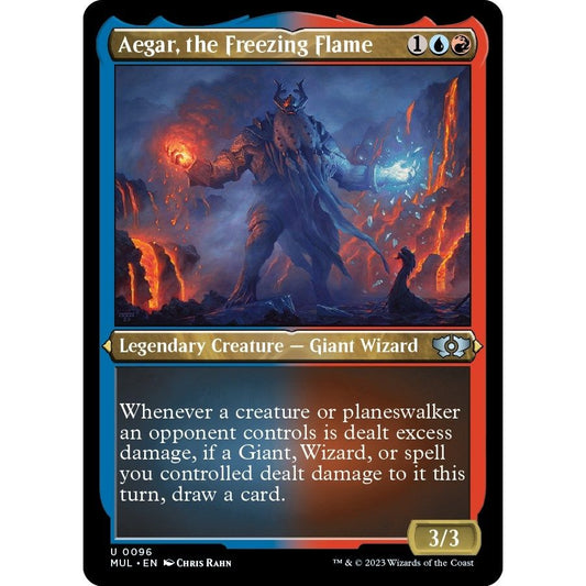 Image for Aegar, the Freezing Flame (Foil Etched) (96) (MUL) - Magic: The Gathering