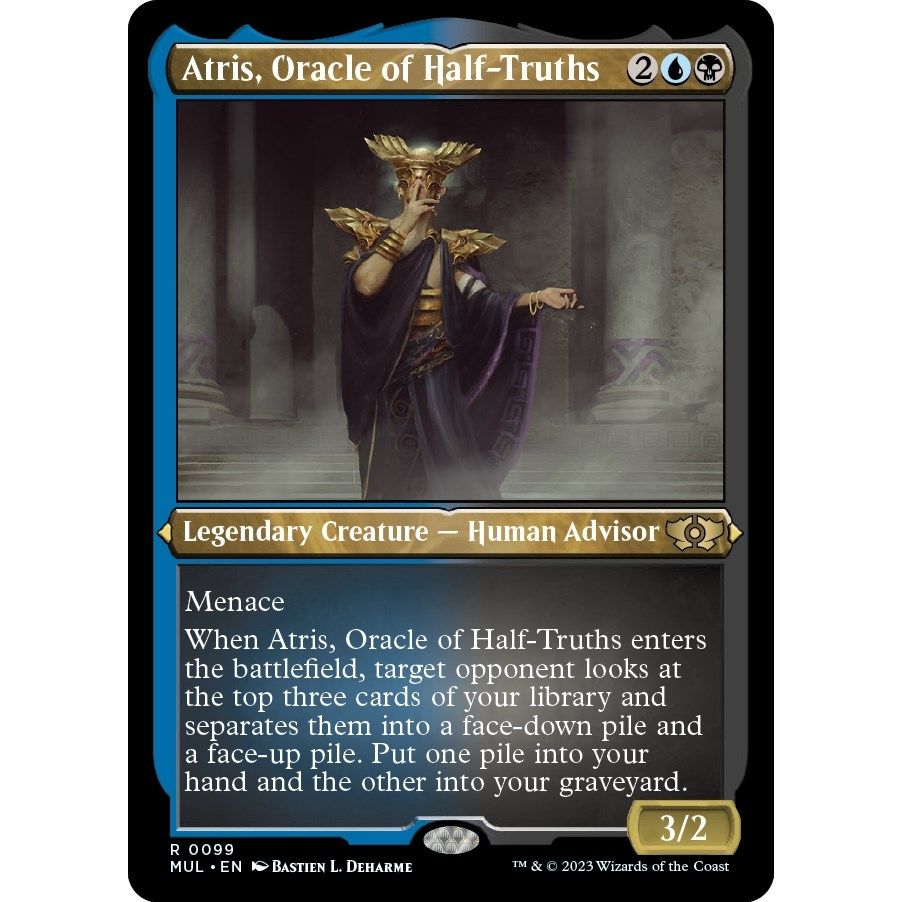 Image for Atris, Oracle of Half-Truths (Foil Etched) (99) (MUL) - Magic: The Gathering