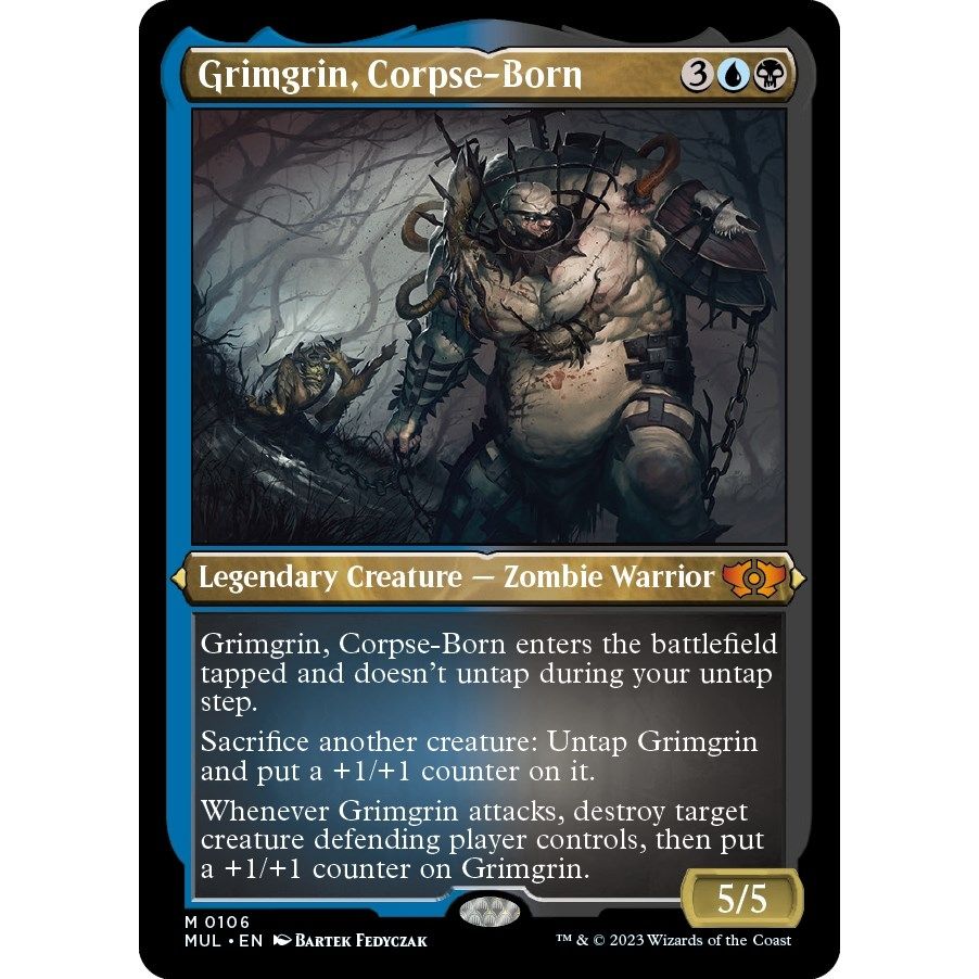 Image for Grimgrin, Corpse-Born (Foil Etched) (106) (MUL) - Magic: The Gathering
