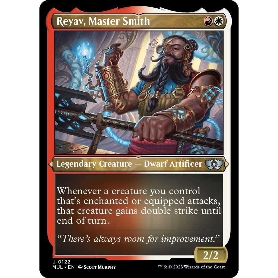 Image for Reyav, Master Smith (Foil Etched) (122) (MUL) - Magic: The Gathering