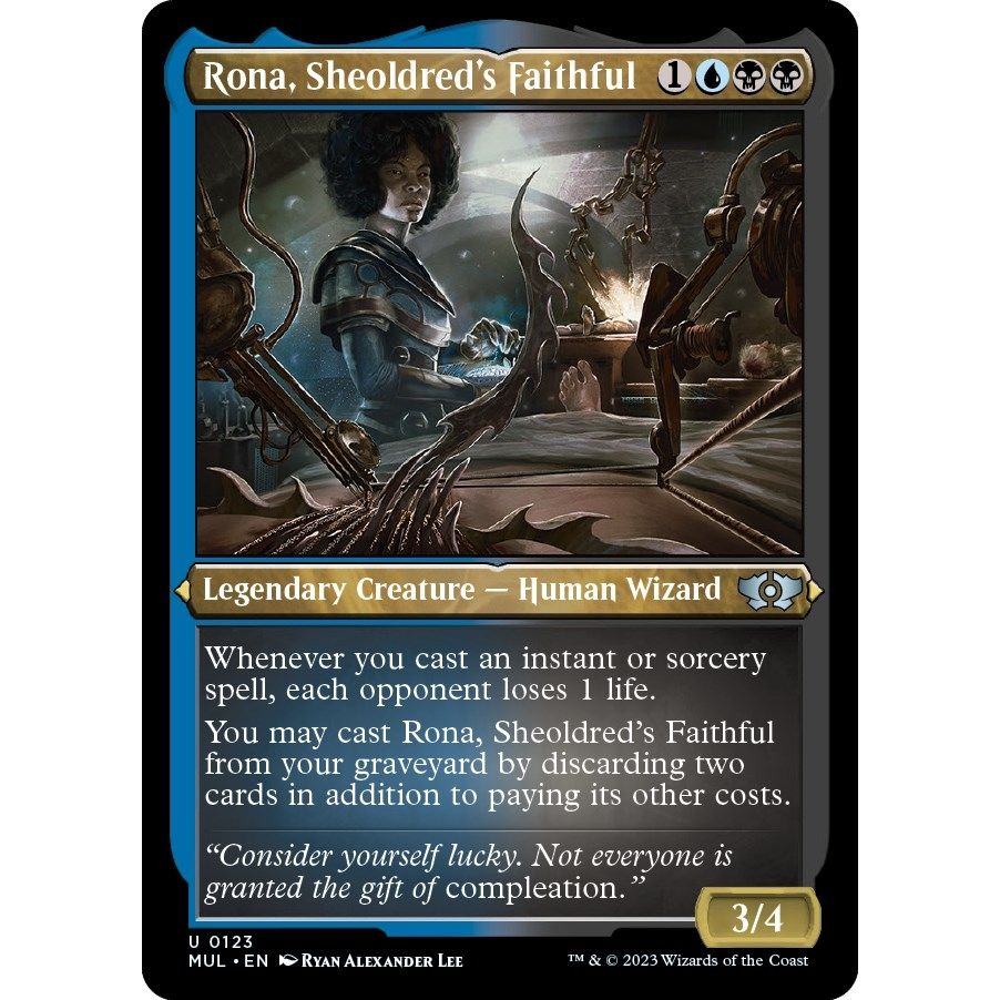 Image for Rona, Sheoldred's Faithful (Foil Etched) (123) (MUL) - Magic: The Gathering