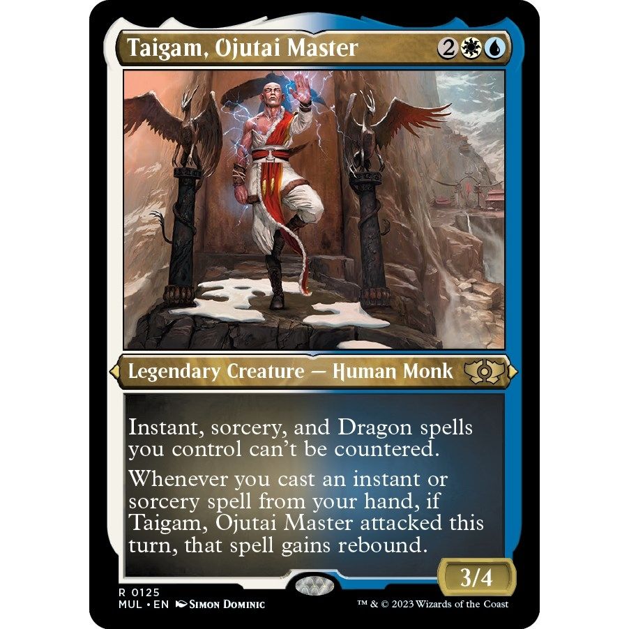 Image for Taigam, Ojutai Master (Foil Etched) (125) (MUL) - Magic: The Gathering