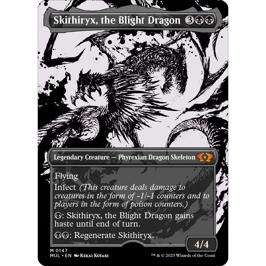 Image for Skithiryx, the Blight Dragon (Halo Foil) (147) (MUL) - Magic: The Gathering