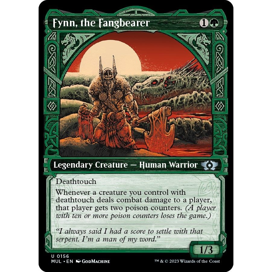 Image for Fynn, the Fangbearer (Halo Foil) (156) (MUL) - Magic: The Gathering