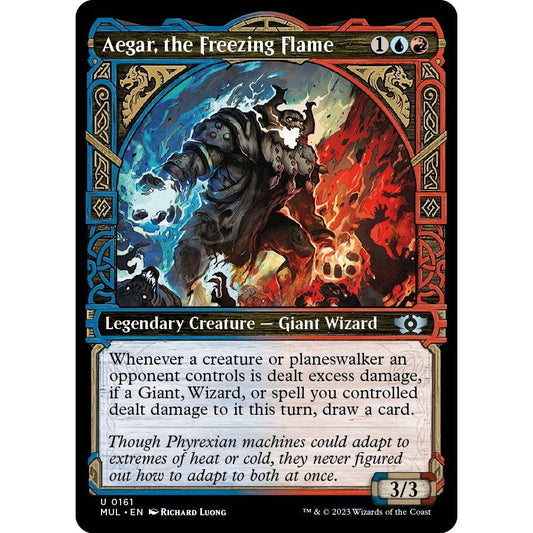 Image for Aegar, the Freezing Flame (Halo Foil) (161) (MUL) - Magic: The Gathering