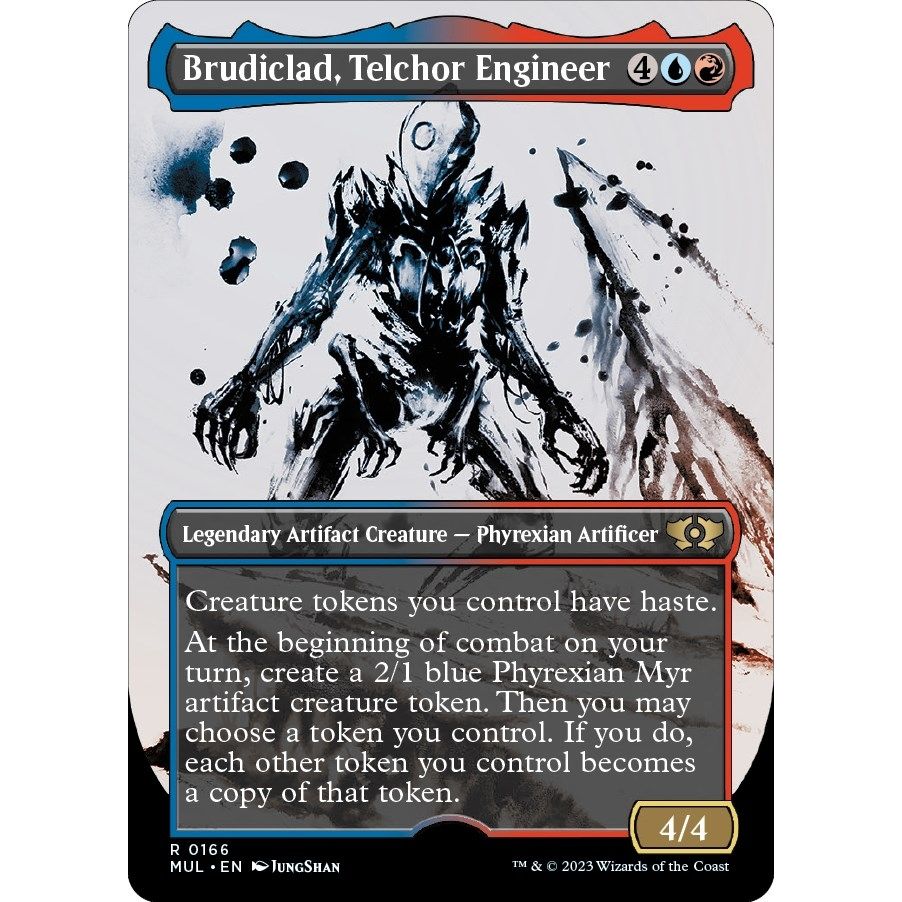 Image for Brudiclad, Telchor Engineer (Halo Foil) (166) (MUL) - Magic: The Gathering