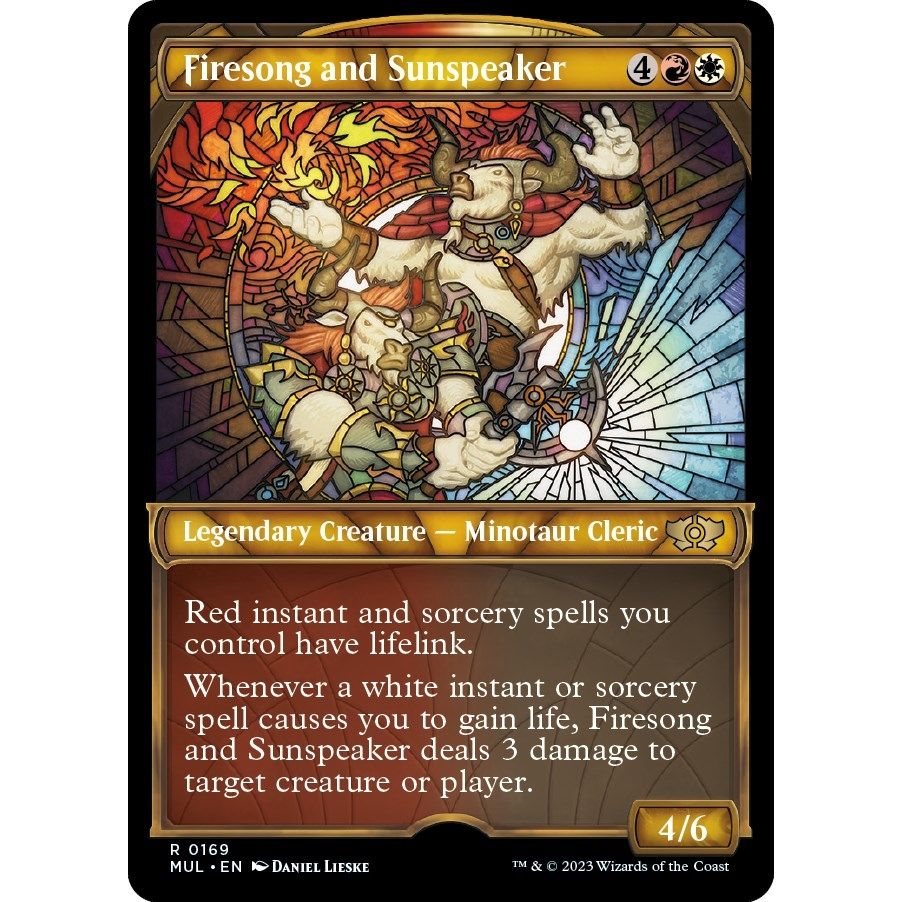 Image for Firesong and Sunspeaker (Halo Foil) (169) (MUL) - Magic: The Gathering