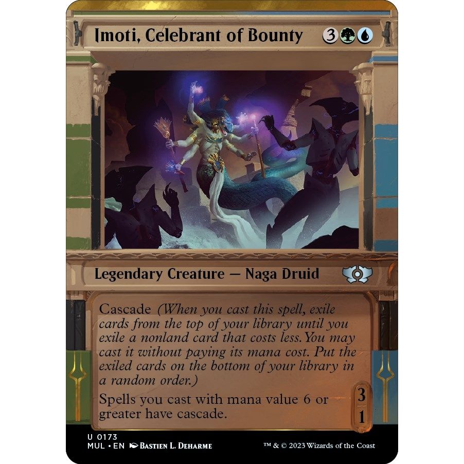 Image for Imoti, Celebrant of Bounty (Halo Foil) (173) (MUL) - Magic: The Gathering