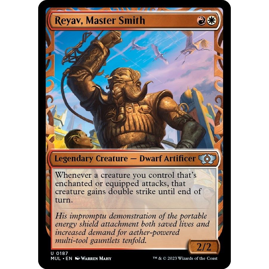 Image for Reyav, Master Smith (Halo Foil) (187) (MUL) - Magic: The Gathering