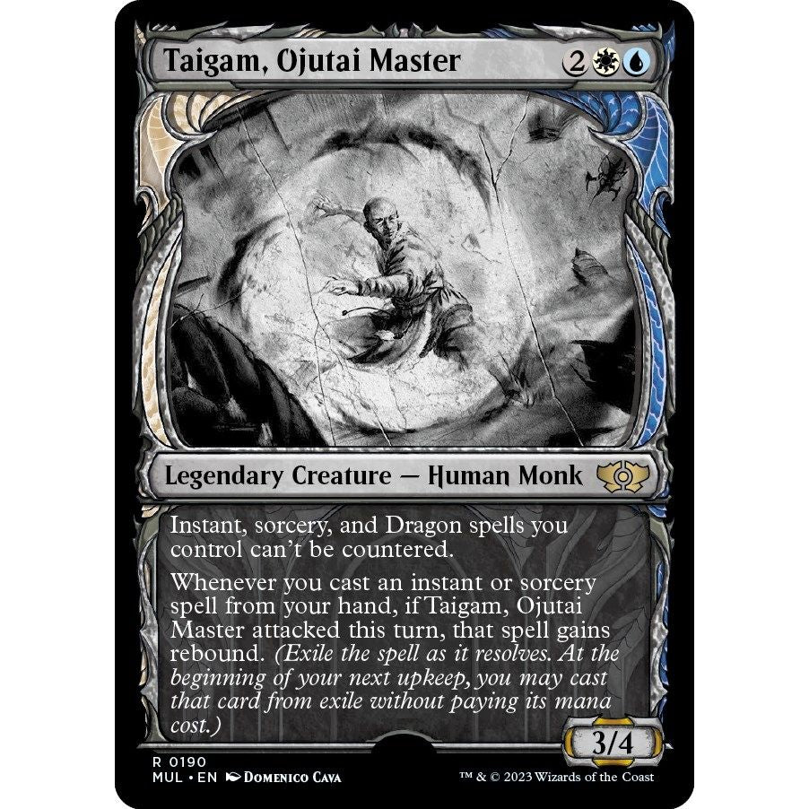 Image for Taigam, Ojutai Master (Halo Foil) (190) (MUL) - Magic: The Gathering