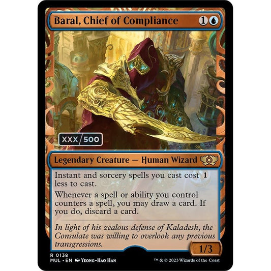 Image for Baral, Chief of Compliance (Serial Numbered) (138) (MUL) - Magic: The Gathering