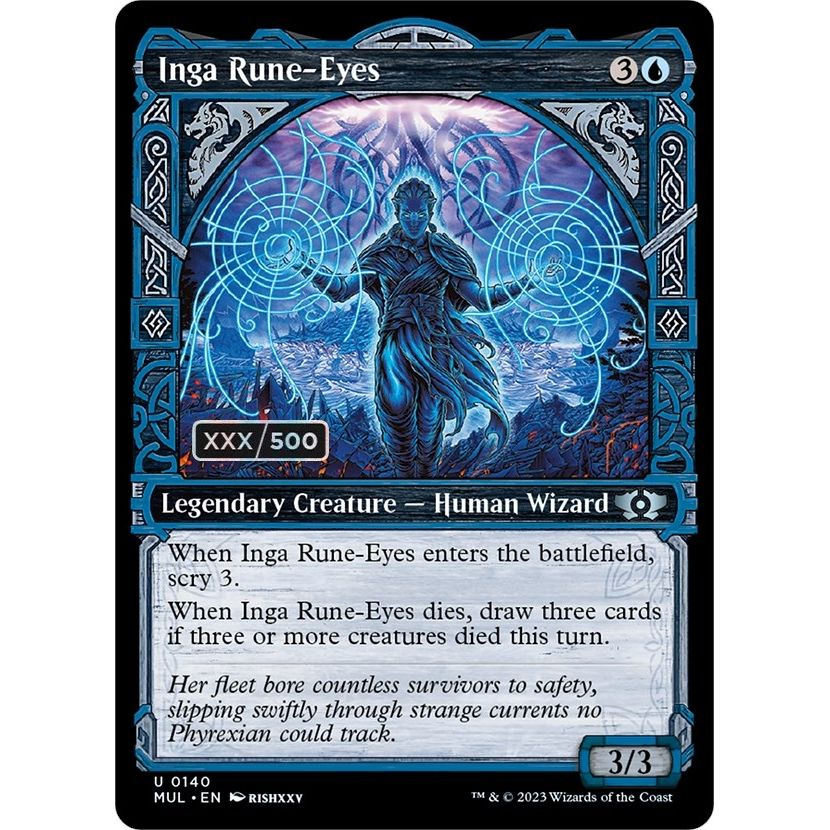 Image for Inga Rune-Eyes (Serial Numbered) (140) (MUL) - Magic: The Gathering