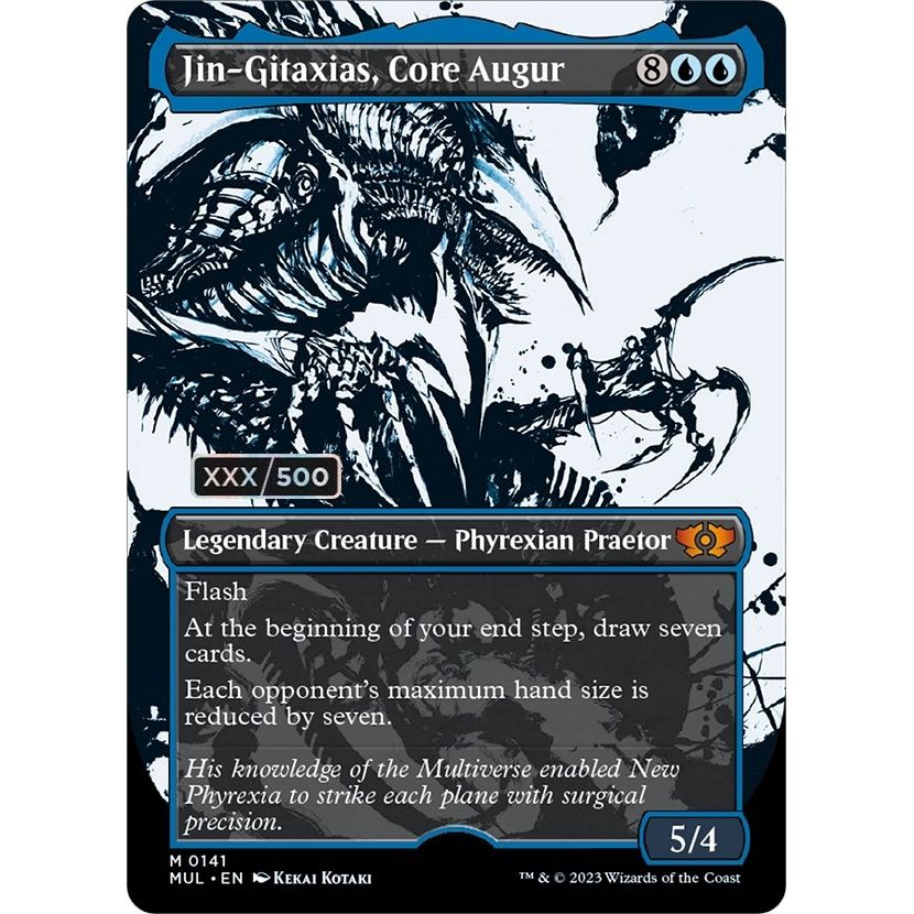 Image for Jin-Gitaxias, Core Augur (Serial Numbered) (141) (MUL) - Magic: The Gathering