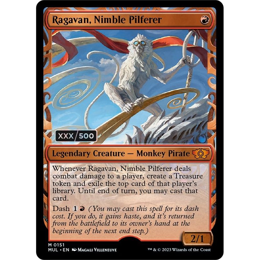 Image for Ragavan, Nimble Pilferer (Serial Numbered) (151) (MUL) - Magic: The Gathering