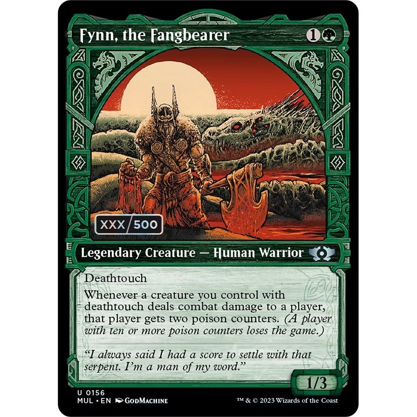 Image for Fynn, the Fangbearer (Serial Numbered) (156) (MUL) - Magic: The Gathering