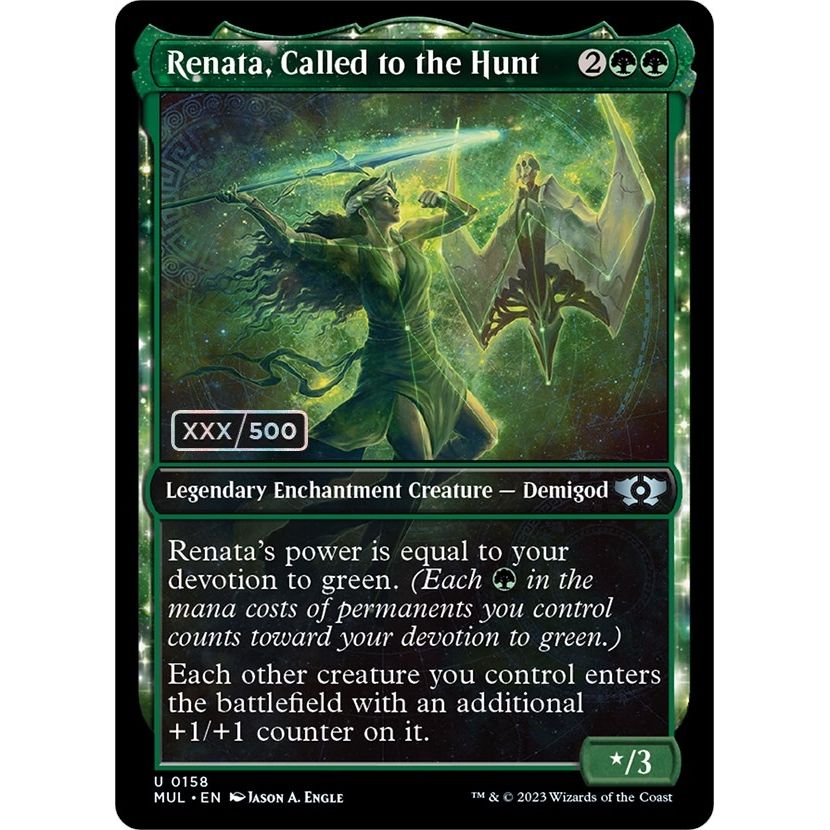 Image for Renata, Called to the Hunt (Serial Numbered) (158) (MUL) - Magic: The Gathering