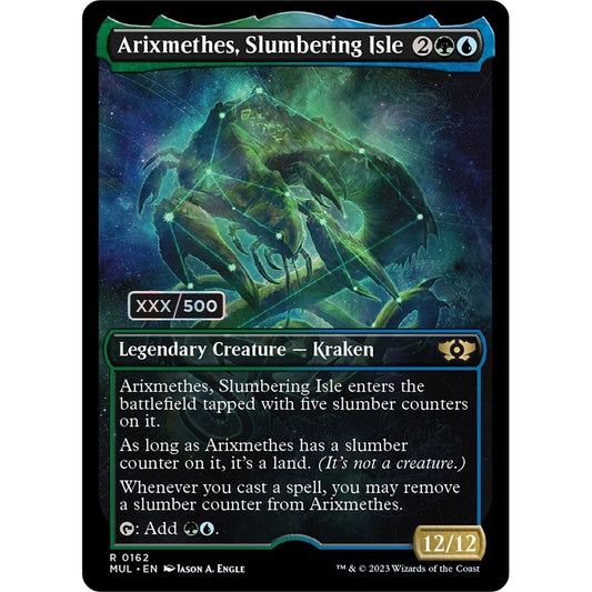 Image for Arixmethes, Slumbering Isle (Serial Numbered) (162) (MUL) - Magic: The Gathering