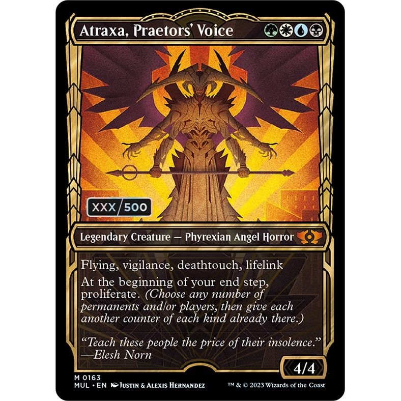 Image for Atraxa, Praetors' Voice (Serial Numbered) (163) (MUL) - Magic: The Gathering