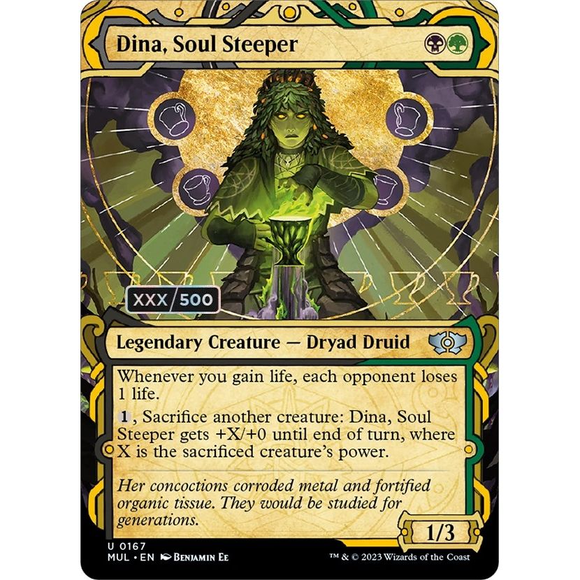 Image for Dina, Soul Steeper (Serial Numbered) (167) (MUL) - Magic: The Gathering