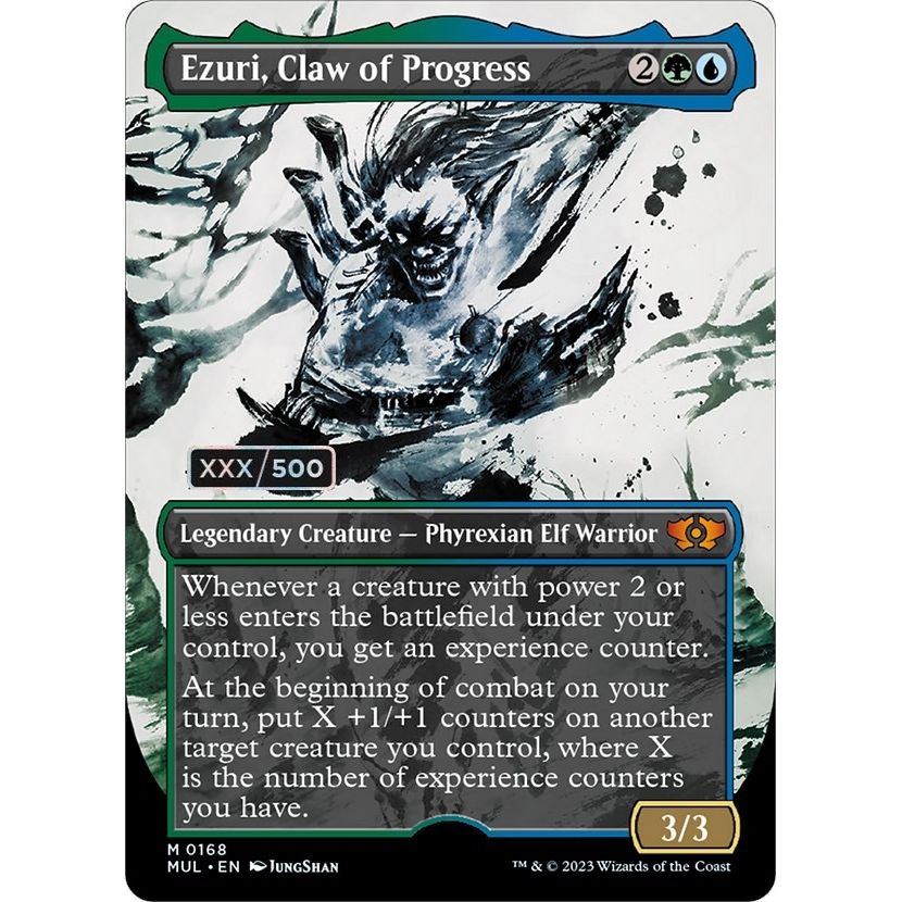Image for Ezuri, Claw of Progress (Serial Numbered) (168) (MUL) - Magic: The Gathering