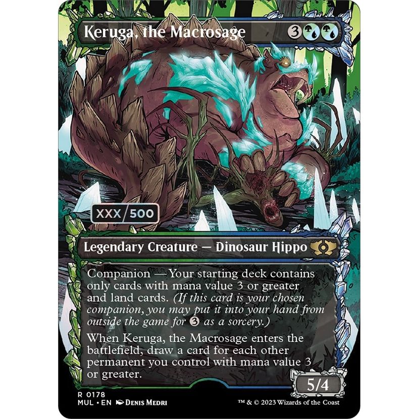 Image for Keruga, the Macrosage (Serial Numbered) (178) (MUL) - Magic: The Gathering
