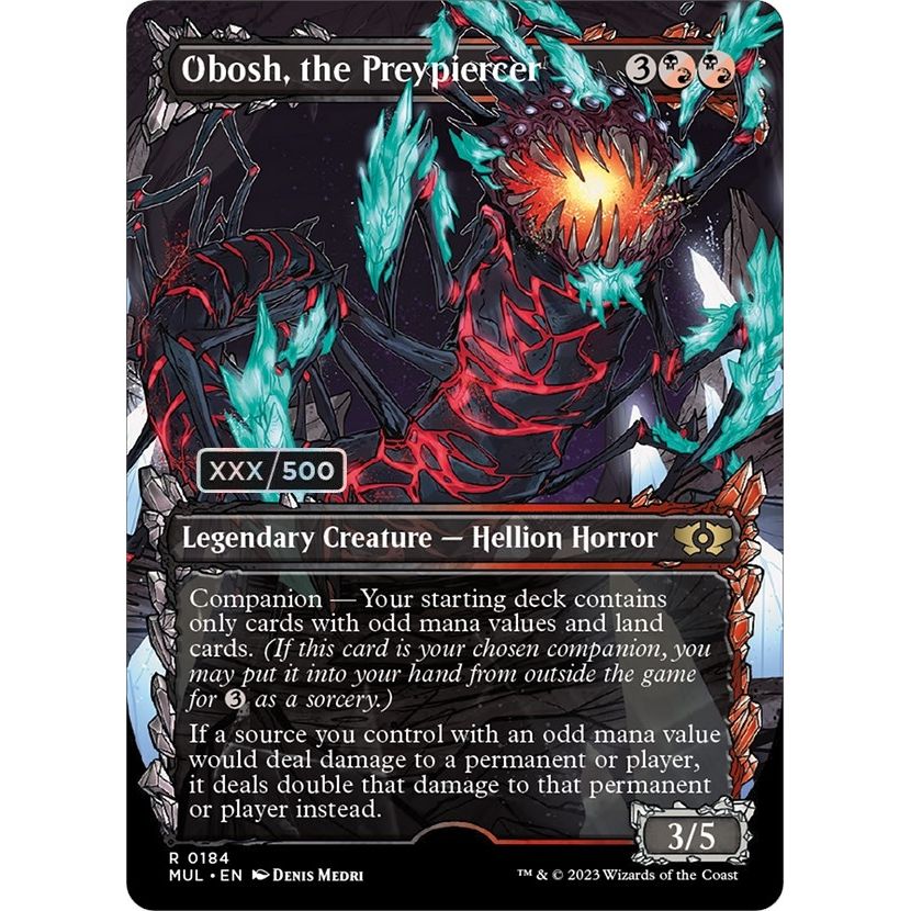 Image for Obosh, the Preypiercer (Serial Numbered) (184) (MUL) - Magic: The Gathering