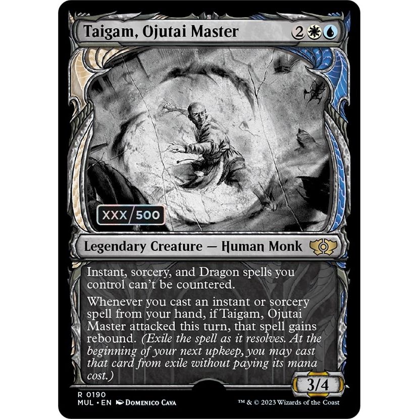Image for Taigam, Ojutai Master (Serial Numbered) (190) (MUL) - Magic: The Gathering