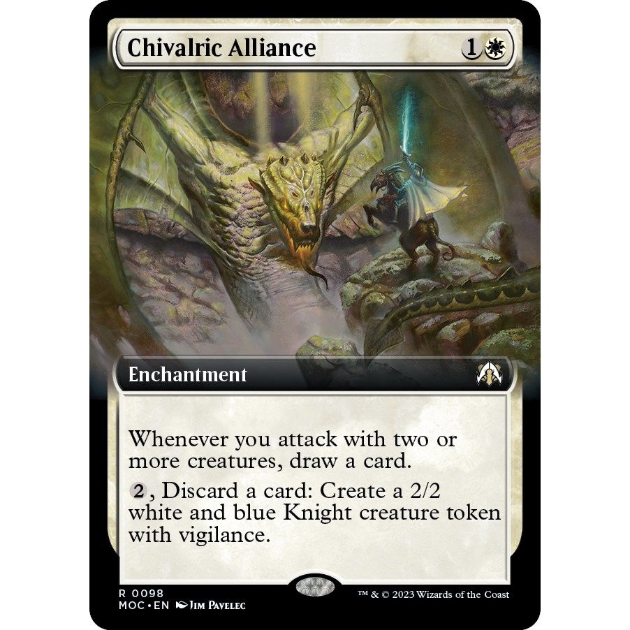 Image for Chivalric Alliance (Extended Art) (98) (MOC) - Magic: The Gathering