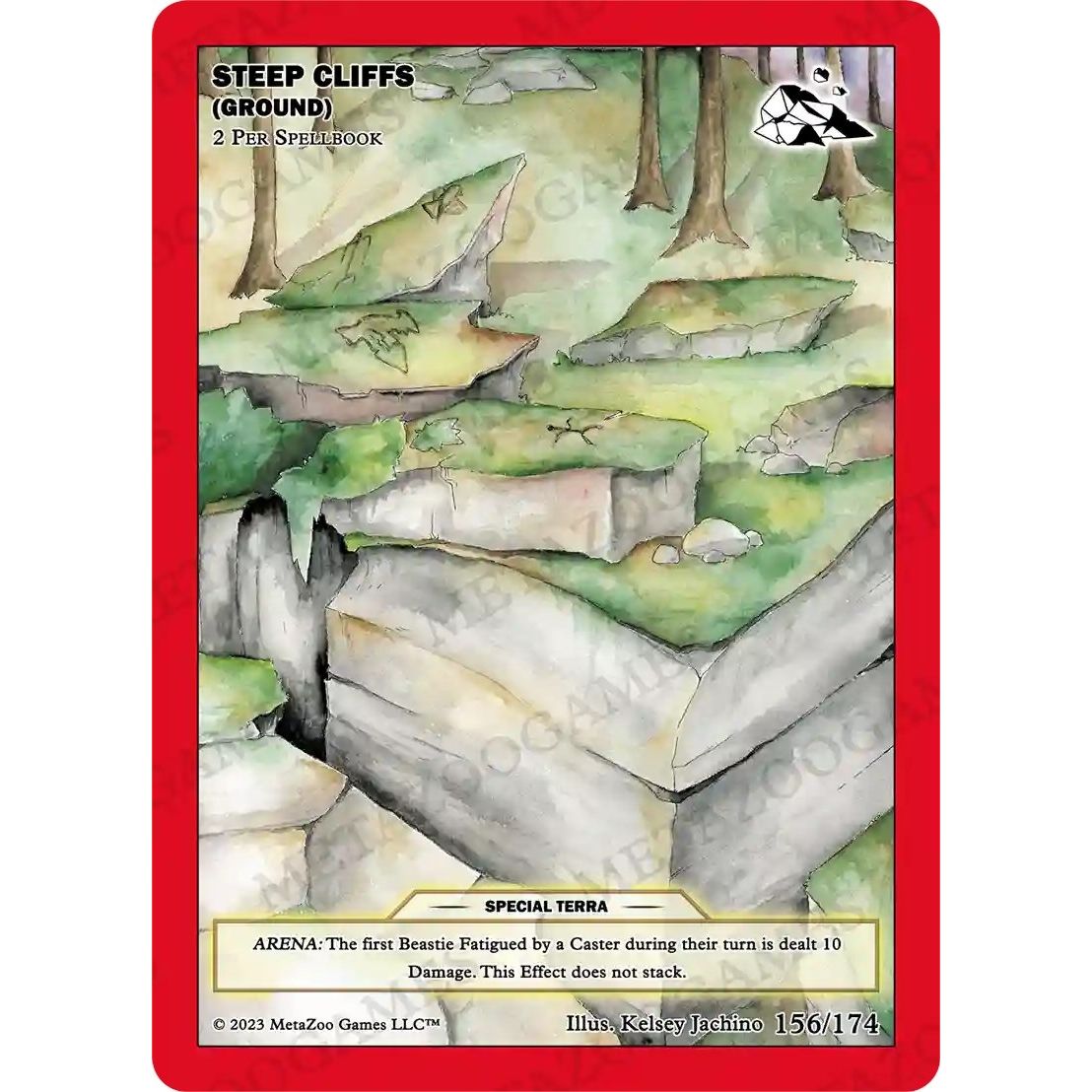 Image for Steep Cliffs (Ground) (156/174) (NATFE) - MetaZoo
