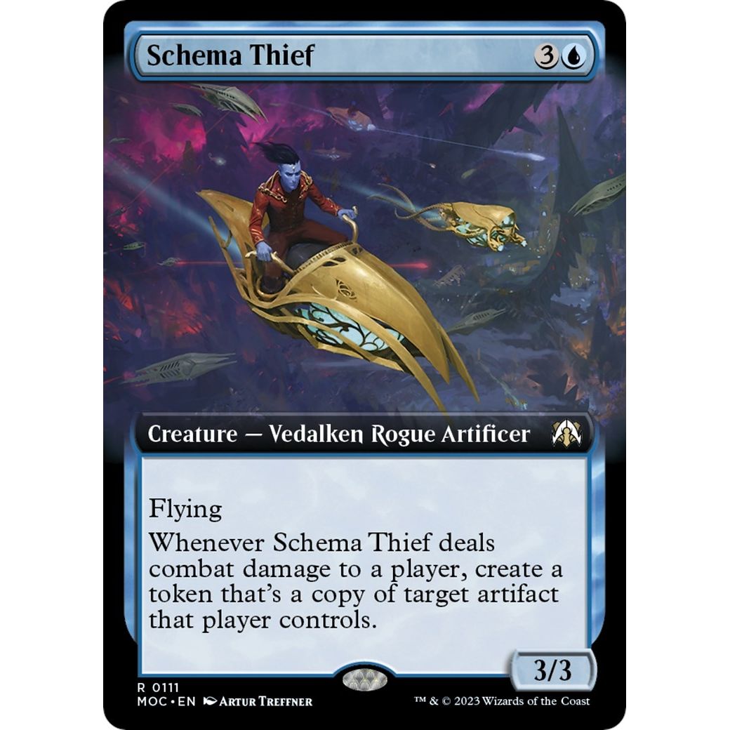Image for Schema Thief (Extended Art) (111) (MOC) - Magic: The Gathering