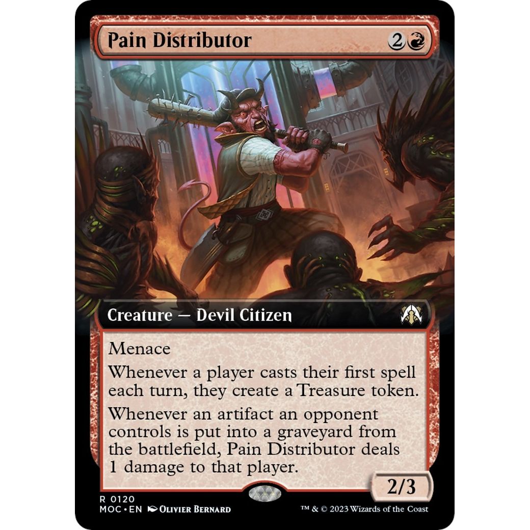 Image for Pain Distributor (Extended Art) (120) (MOC) - Magic: The Gathering