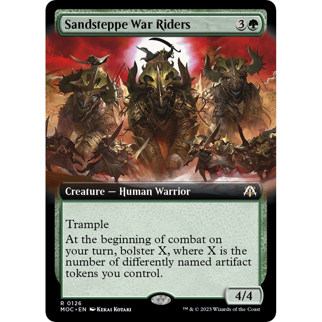Image for Sandsteppe War Riders (Extended Art) (126) (MOC) - Magic: The Gathering