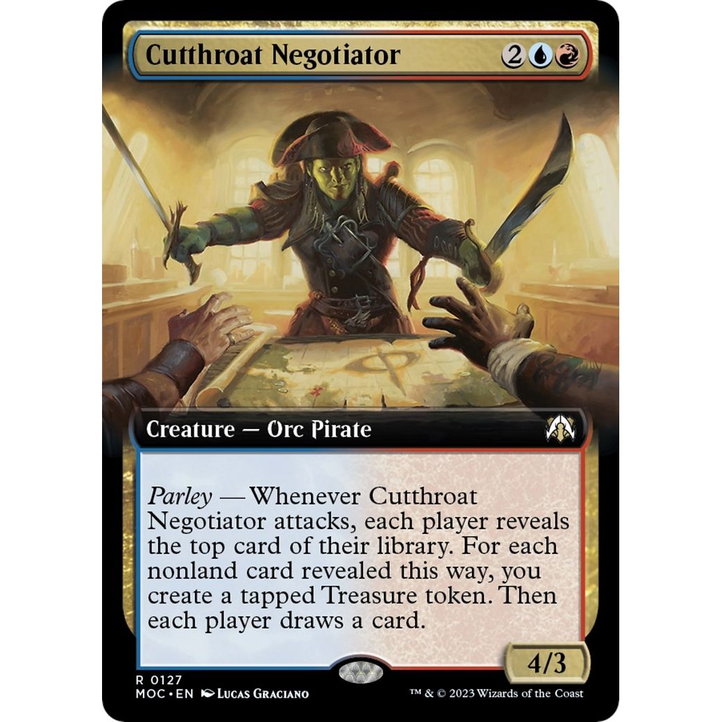 Image for Cutthroat Negotiator (Extended Art) (127) (MOC) - Magic: The Gathering
