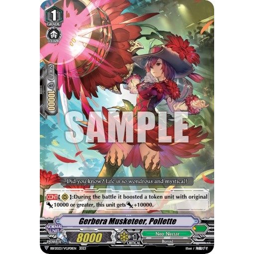 Image for Gerbera Musketeer, Pollette (BSF2023/VGP01) (EVENT) - Cardfight Vanguard