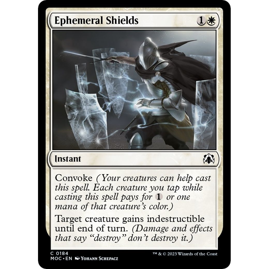 Image for Ephemeral Shields (184) (MOC) - Magic: The Gathering