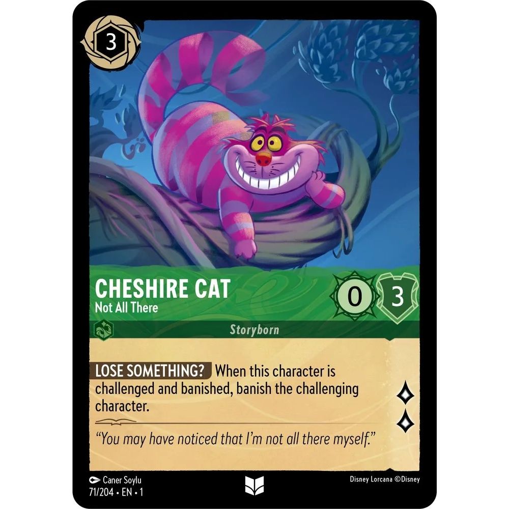 Image for Cheshire Cat - Not All There (71/204) (1) - Disney Lorcana