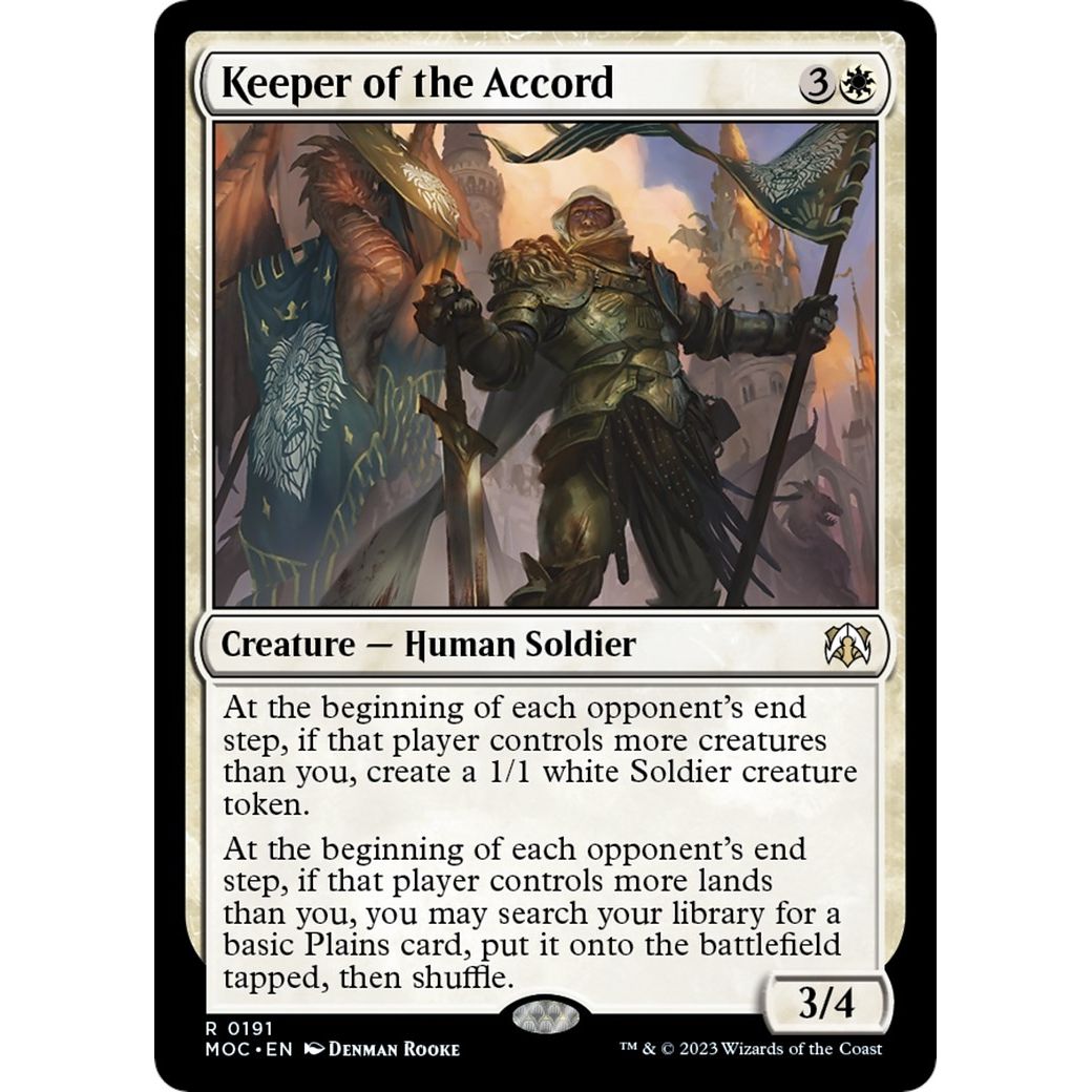 Image for Keeper of the Accord (191) (MOC) - Magic: The Gathering