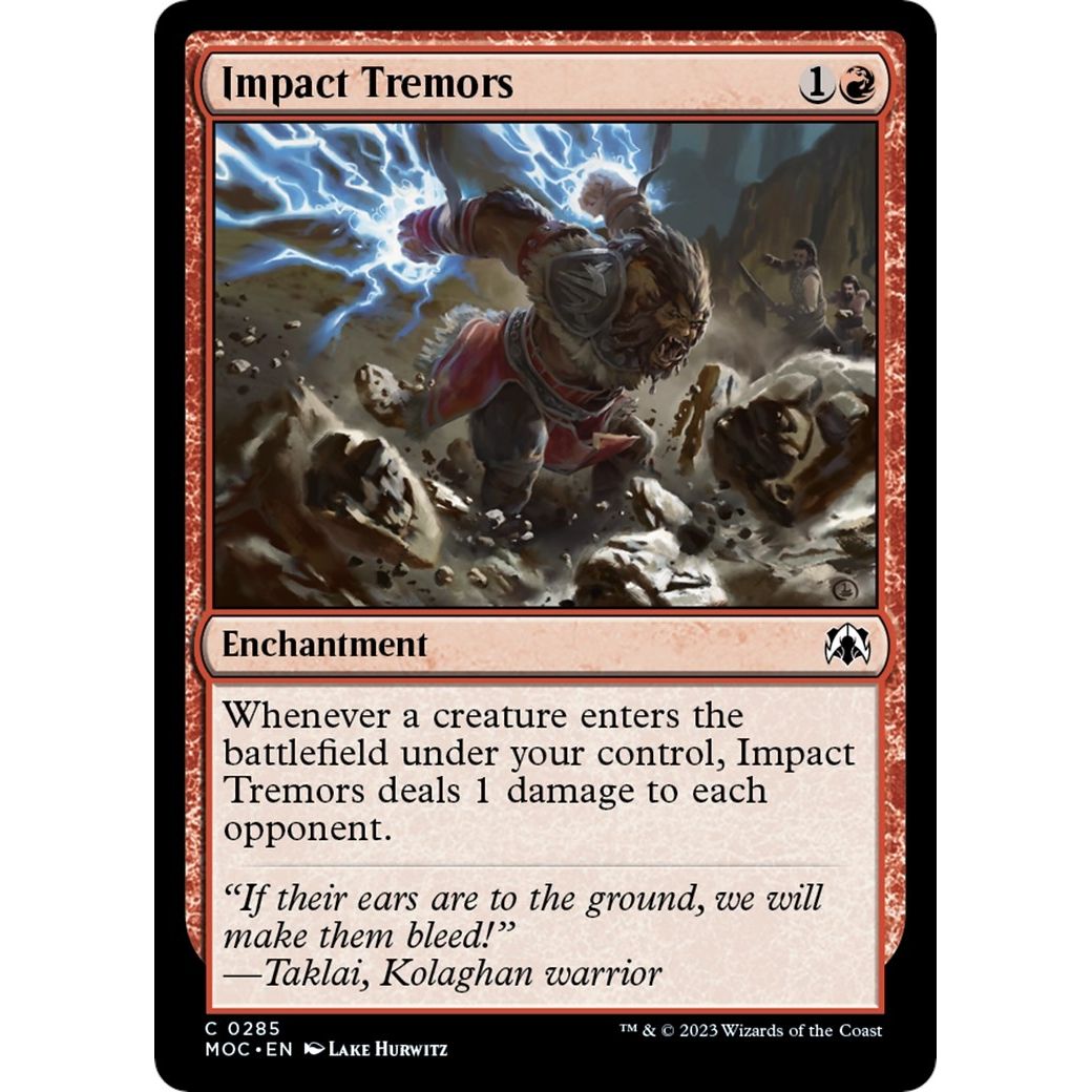 Image for Impact Tremors (285) (MOC) - Magic: The Gathering